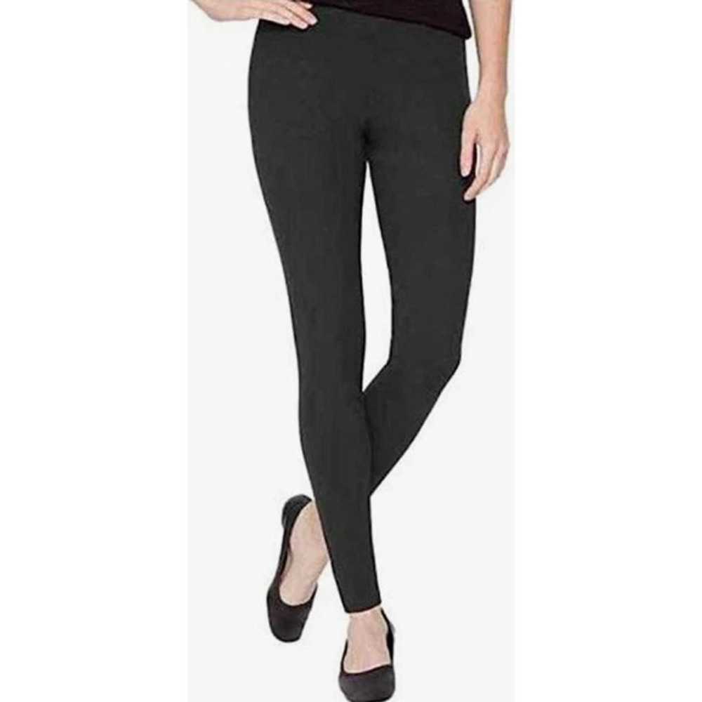 Matty M Womens Slub Ponte Pull On Legging Pant Dark Charcoal Gray XL NEW